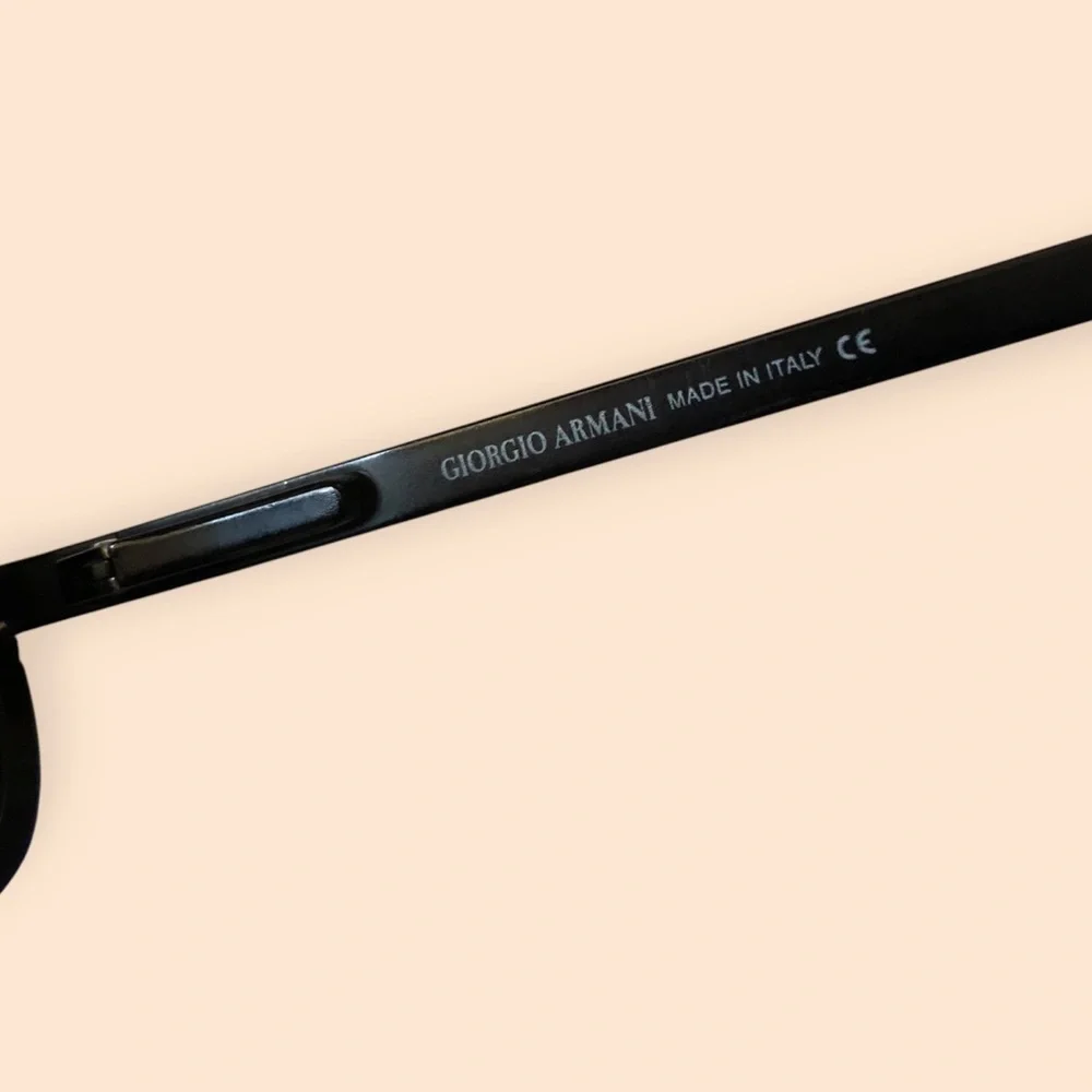 Giorgio Armani Occhiali Da Sole 677 706 135 Vintage 90s Sunglasses Italy Black